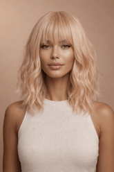 HAYLEY - Blonde - Fringe Wig - Milk & Honey Wigs
