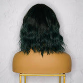 HAYLEY - Dark Green - Fringe Wig | Green, 12 Inch & Shorter, Fringe, Synthetic Hair | Milk & Honey Wigs