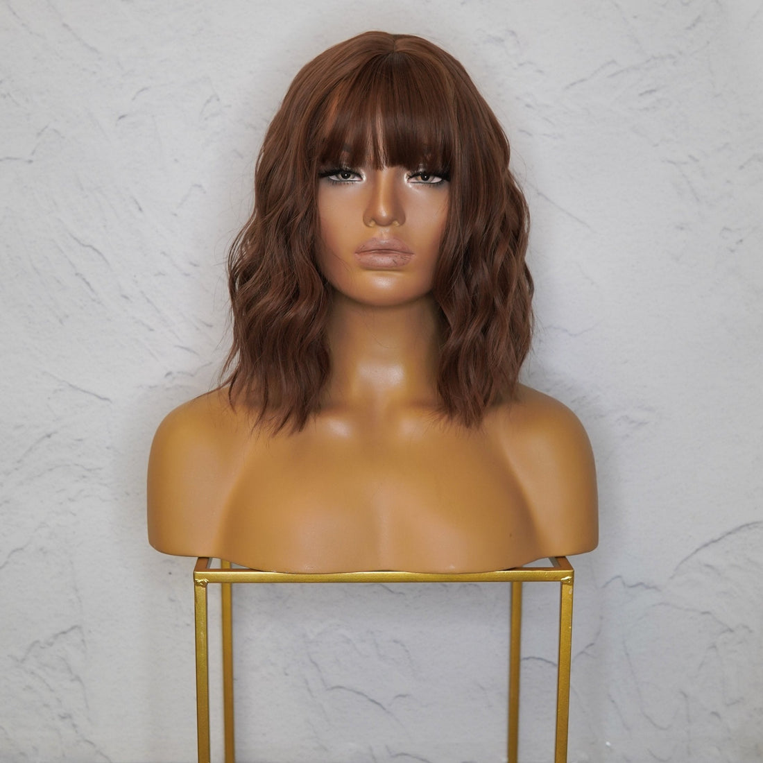 HAYLEY - Medium Brown - Fringe Wig | Brown, 12 Inch &amp; Shorter, Fringe, Synthetic Hair | Milk &amp; Honey Wigs