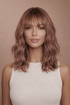 HAYLEY - Ombre Mauve Brown - Fringe Wig | Purple, 12 Inch & Shorter, Fringe, Synthetic Hair | Milk & Honey Wigs