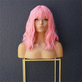 HAYLEY - Pink Bob - Fringe Wig | Pink, 14 Inch, Fringe, Synthetic Hair | Milk & Honey Wigs