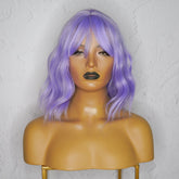 HAYLEY - Purple - Fringe Wig | Purple, 12 Inch & Shorter, Fringe, Synthetic Hair | Milk & Honey Wigs