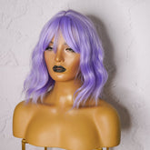 HAYLEY - Purple - Fringe Wig | Purple, 12 Inch & Shorter, Fringe, Synthetic Hair | Milk & Honey Wigs