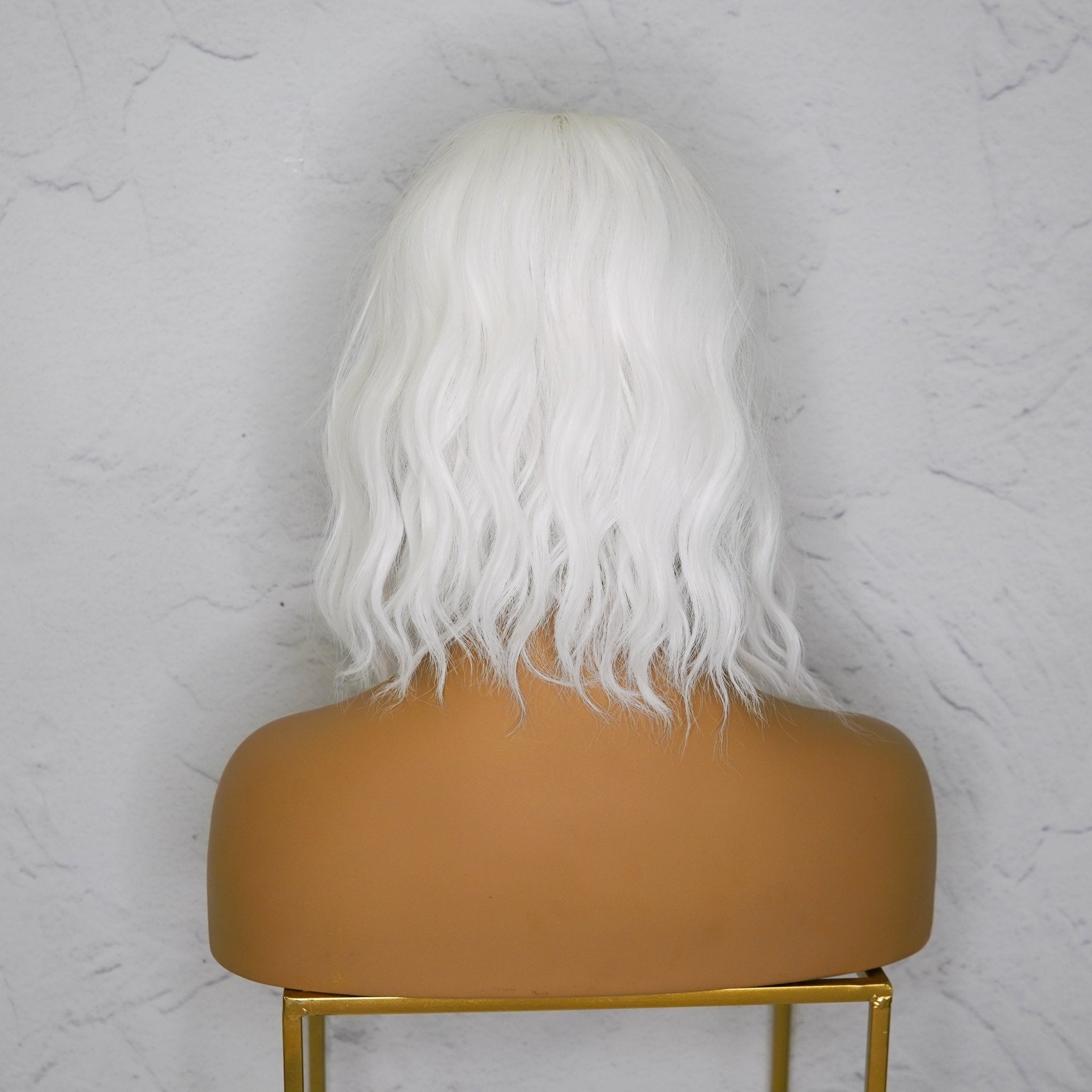HAYLEY White Bob Fringe Wig | Milk &amp; Honey Wigs
