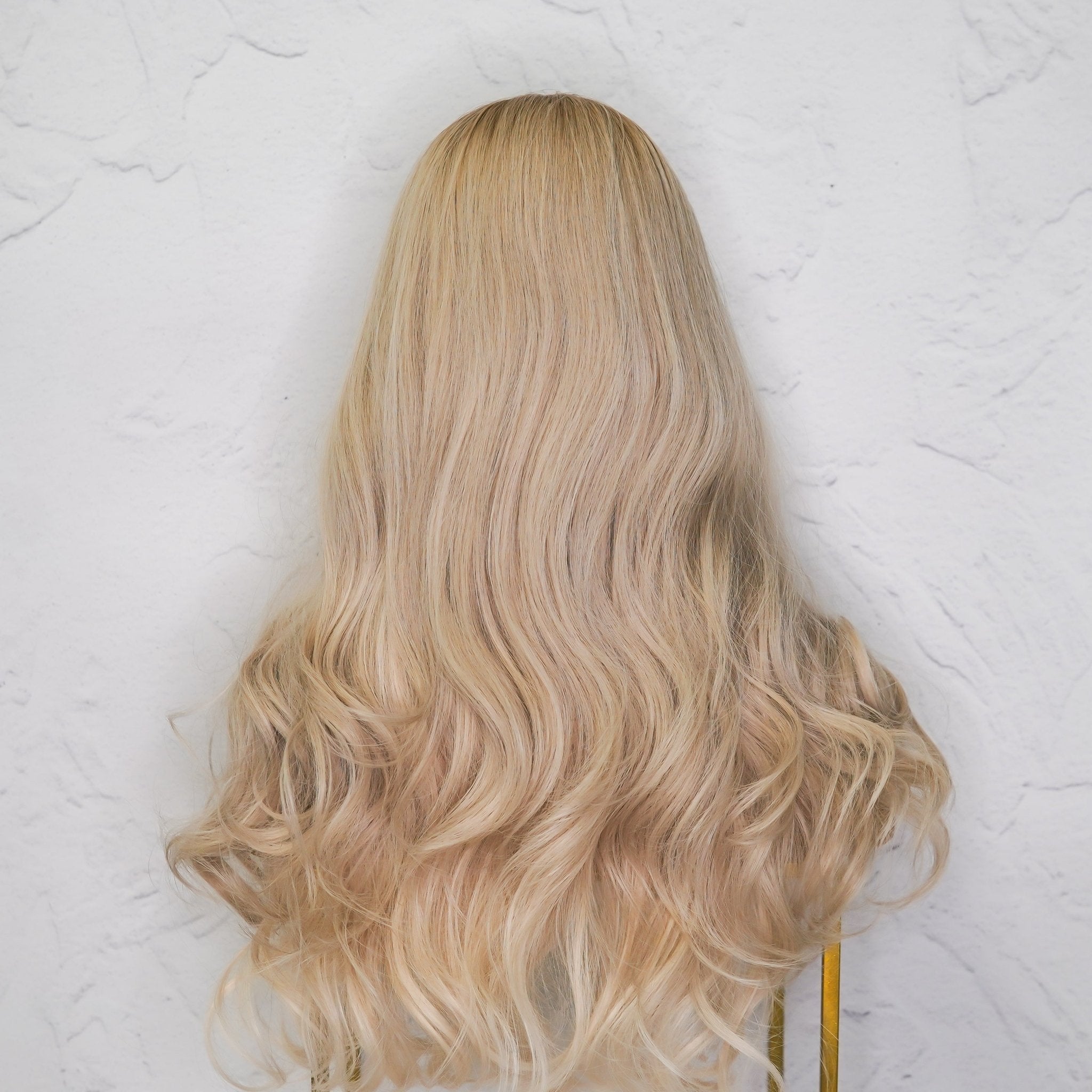 HEIDI Blonde Ombre Fringe Wig - Milk &amp; Honey Wigs