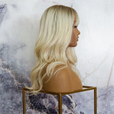 HOLLY - Ombre Blonde - Fringe Wig | Blonde, 16 Inch, Fringe, Synthetic Hair | Milk & Honey Wigs