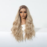 Honey Blonde Wavy 13x6 Lace Front Wig - MARKETPLACE | Blonde, 13x6 Lace Front, Synthetic Hair | Milk & Honey Wigs