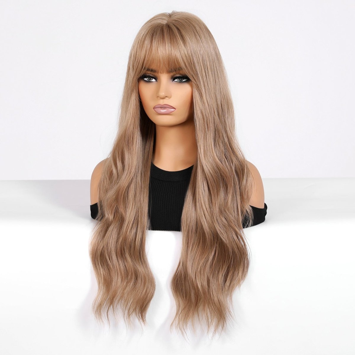 Honey blonde with Bangs Wig - MARKETPLACE | Blonde, Fringe, Synthetic Hair | Milk &amp; Honey Wigs