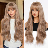 Honey blonde with Bangs Wig - MARKETPLACE | Blonde, Fringe, Synthetic Hair | Milk & Honey Wigs