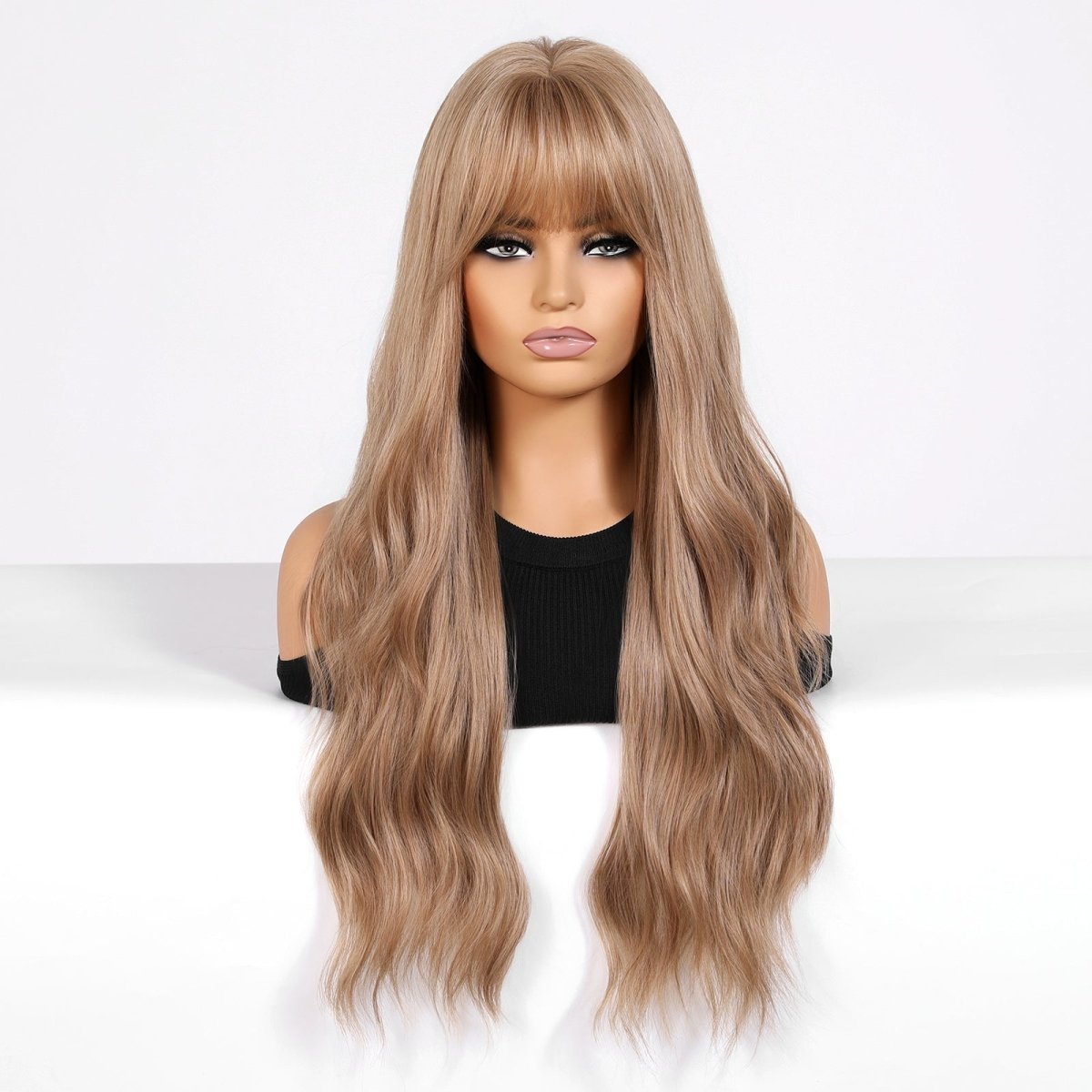 Honey blonde with Bangs Wig - MARKETPLACE | Blonde, Fringe, Synthetic Hair | Milk &amp; Honey Wigs