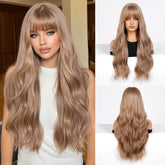Honey blonde with Bangs Wig - MARKETPLACE | Blonde, Fringe, Synthetic Hair | Milk & Honey Wigs