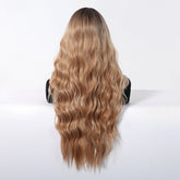 Honey Blonde with Dark Roots Wig - MARKETPLACE | Blonde, Fringe, Synthetic Hair | Milk & Honey Wigs