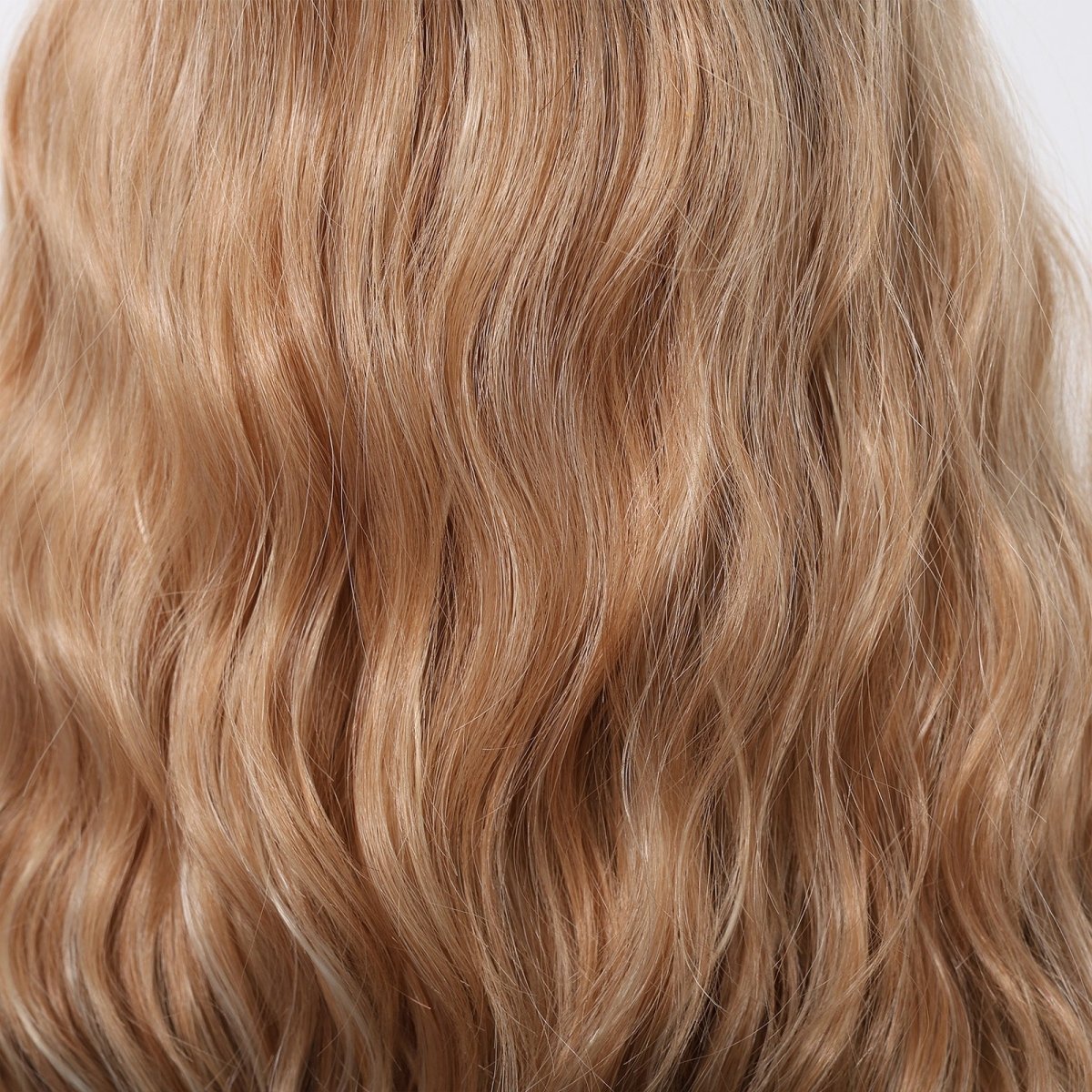Honey Blonde with Dark Roots Wig - MARKETPLACE | Blonde, Fringe, Synthetic Hair | Milk &amp; Honey Wigs