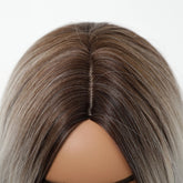 Ice Blonde with Dark Roots Wig - MARKETPLACE | Blonde, Fringe, Synthetic Hair | Milk & Honey Wigs