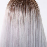 Icy Platinum Straight Wig - MARKETPLACE | Blonde, Fringe, Synthetic Hair | Milk & Honey Wigs