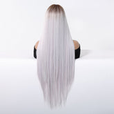 Icy Platinum Straight Wig - MARKETPLACE | Blonde, Fringe, Synthetic Hair | Milk & Honey Wigs