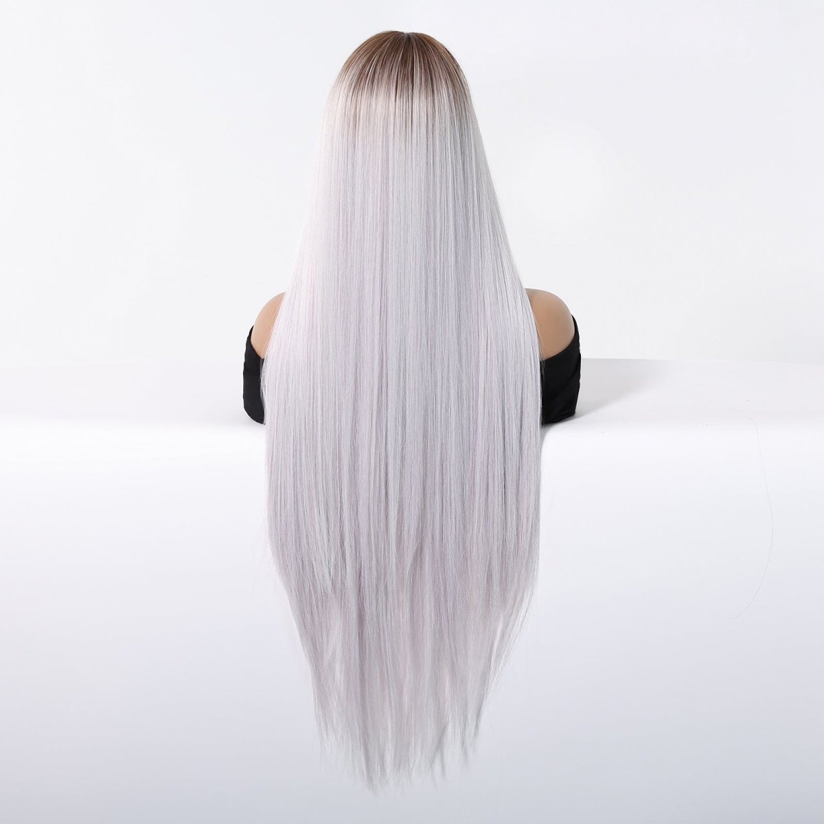 Icy Platinum Straight Wig - MARKETPLACE | Blonde, Fringe, Synthetic Hair | Milk &amp; Honey Wigs
