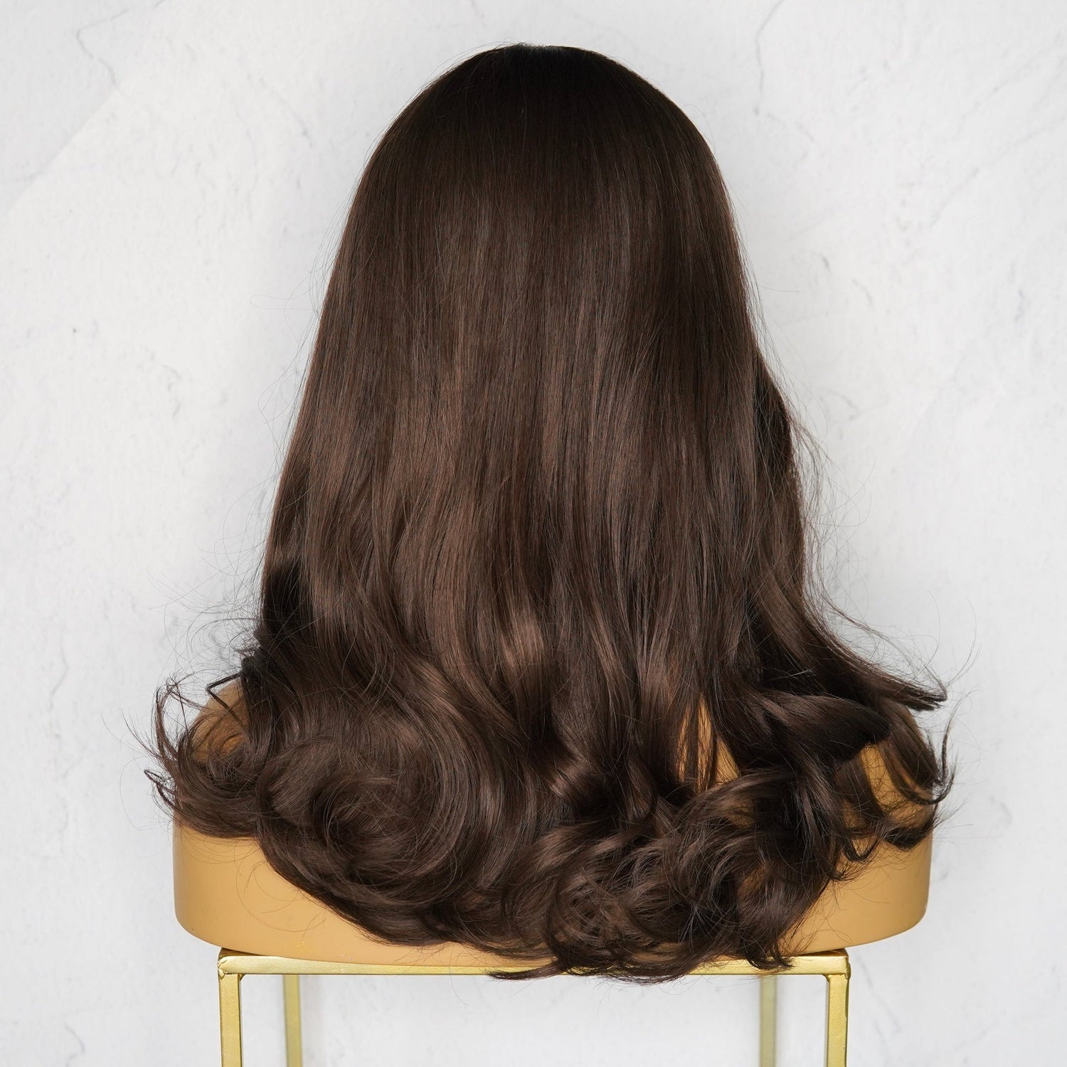 IMMY Chocolate Brown Fringe Wig - Milk &amp; Honey Wigs