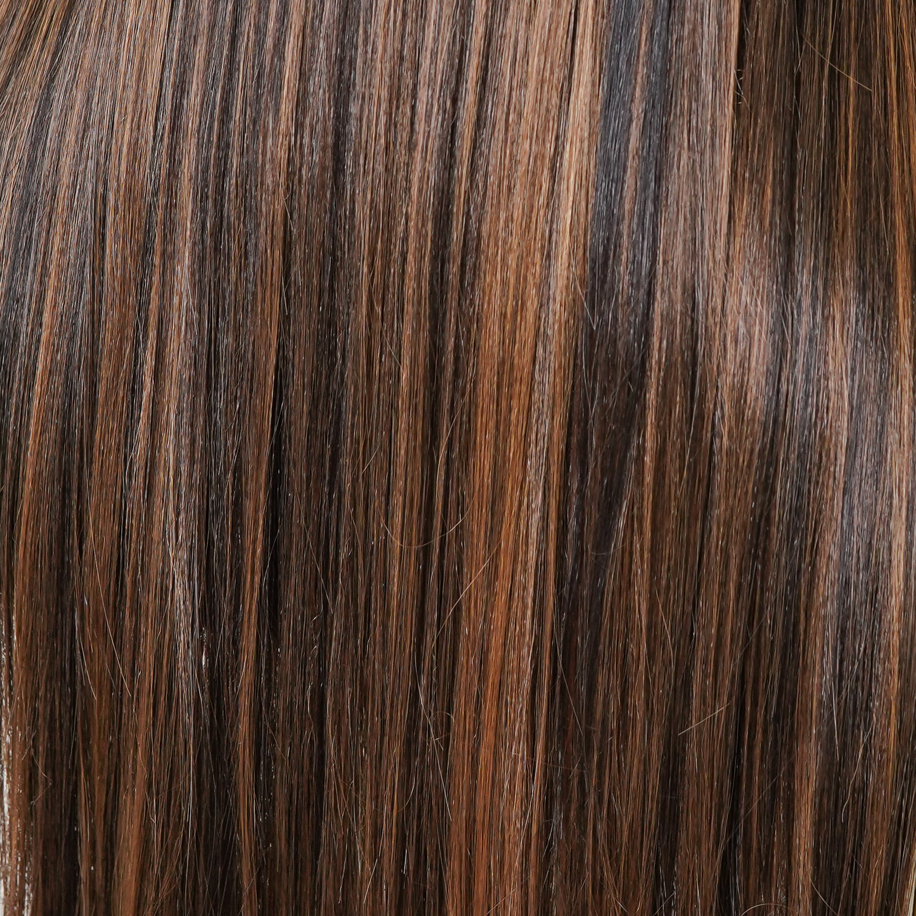 IMOGEN - Chocolate - Lace Front Wig | Brown, 24 Inch, T-Part Lace Front, Synthetic Hair | Milk &amp; Honey Wigs