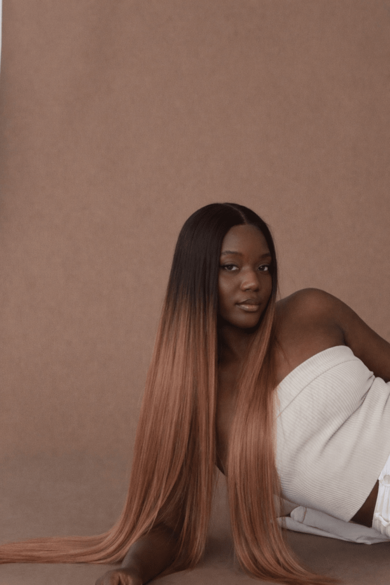 ISABELLE - Brown - Lace Front Wig | Brown, 28 Inch+, T-Part Lace Front, Synthetic Hair | Milk &amp; Honey Wigs