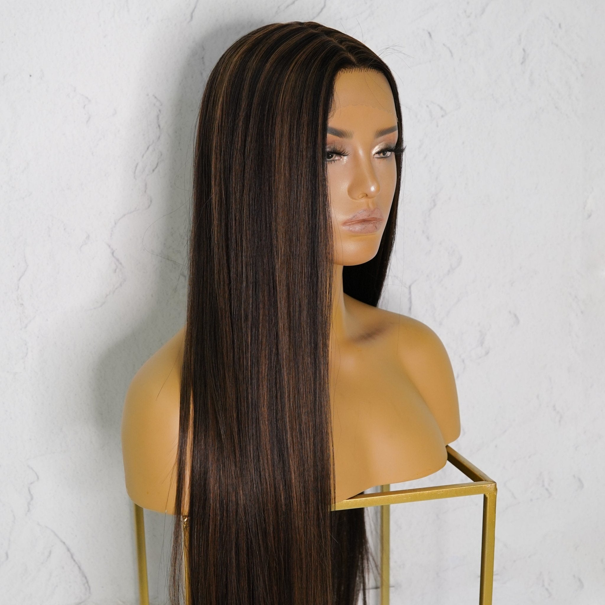 ISABELLE Chocolate 30" Lace Front Wig - Milk &amp; Honey Wigs