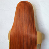 ISABELLE - Copper - Lace Front Wig | Ginger, 28 Inch+, T-Part Lace Front, Synthetic Hair | Milk & Honey Wigs