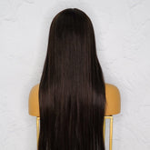 ISABELLE - Dark Brown - Lace Front Wig | Brown, 28 Inch+, T-Part Lace Front, Synthetic Hair | Milk & Honey Wigs