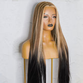 ISABELLE - Inked - Lace Front Wig | Brown, 22 Inch, T-Part Lace Front, Synthetic Hair | Milk & Honey Wigs