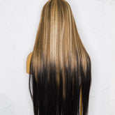 ISABELLE - Inked - Lace Front Wig | Brown, 22 Inch, T-Part Lace Front, Synthetic Hair | Milk & Honey Wigs