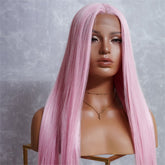 ISABELLE Pink 30" Lace Front Wig | Milk & Honey Wigs