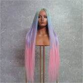 ISABELLE - Rainbow - Lace Front Wig | Rainbow, 28 Inch+, T-Part Lace Front, Synthetic Hair | Milk & Honey Wigs