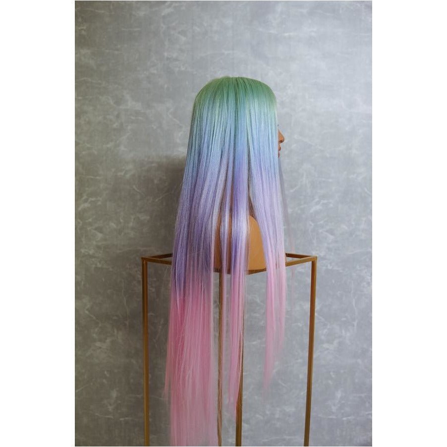 ISABELLE - Rainbow - Lace Front Wig | Rainbow, 28 Inch+, T-Part Lace Front, Synthetic Hair | Milk &amp; Honey Wigs