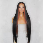 ISABELLE - Spice - Lace Front Wig | Black, 28 Inch+, T-Part Lace Front, Synthetic Hair | Milk & Honey Wigs