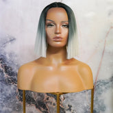 JADE Grey Ombre Lace Front Wig | Milk & Honey Wigs