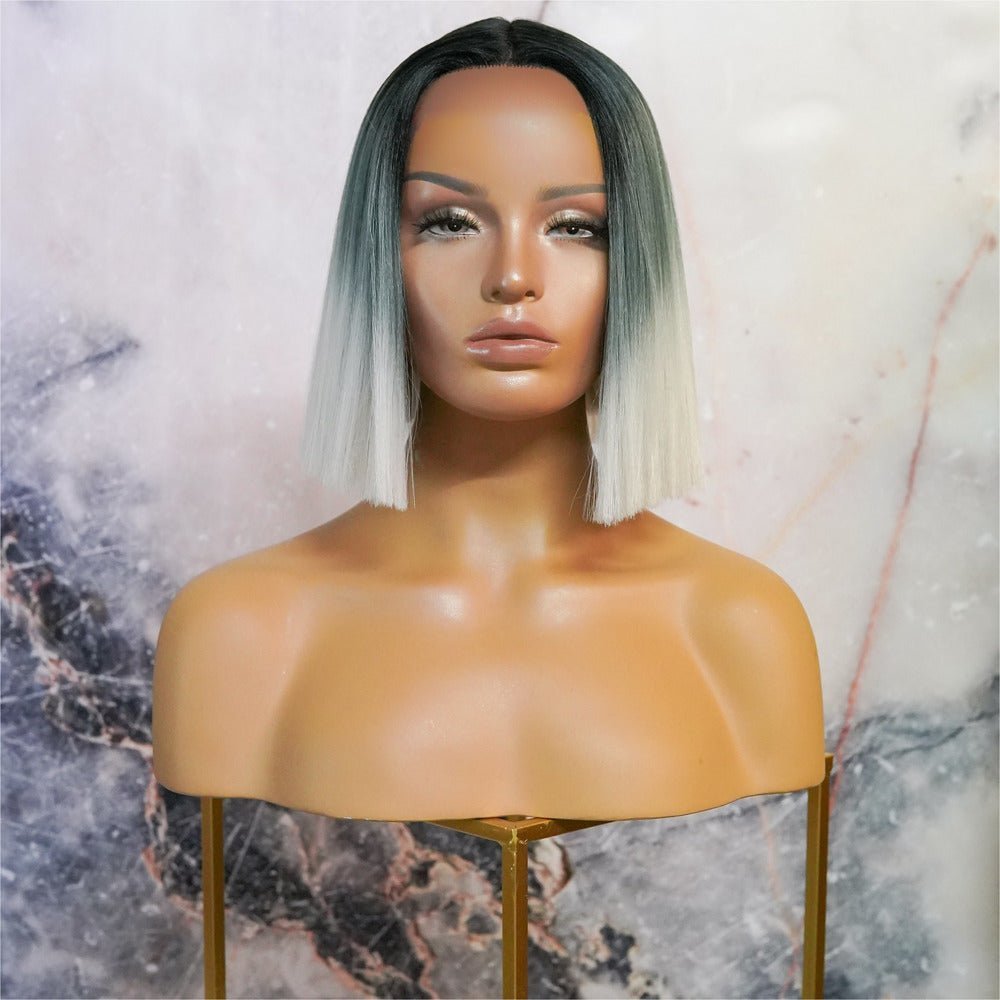JADE Grey Ombre Lace Front Wig | Milk &amp; Honey Wigs
