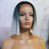 JADE Grey Ombre Lace Front Wig | Milk & Honey Wigs