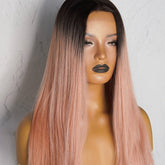 JANELLE - Ombre Pink - Lace Front Wig | Milk & Honey Wigs