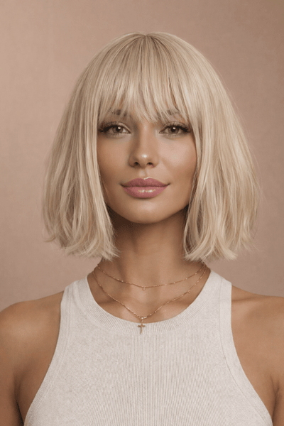 JANET - Blonde - Fringe Wig - Milk & Honey Wigs