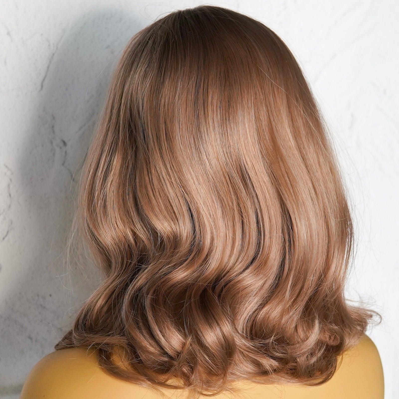 JAY Beach Blonde Ombre Fringe Wig - Milk &amp; Honey Wigs