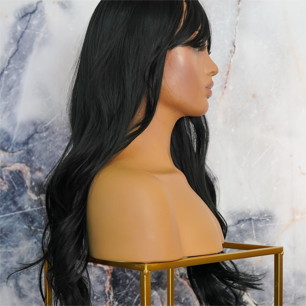 JAZMIN Black Fringe Wig | Milk &amp; Honey Wigs