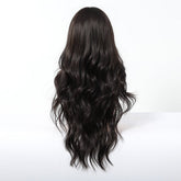 Jet Black Wavy with Full Fringe Wig - MARKETPLACE | Black, Fringe, Synthetic Hair | Milk & Honey Wigs