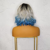 JORDAN - Ombre Blue - Fringe Wig | Blue, 12 Inch & Shorter, Fringe, Synthetic Hair | Milk & Honey Wigs