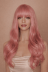 JOY - Pink - Fringe Wig | Pink, 22 Inch, Fringe, Synthetic Hair | Milk & Honey Wigs