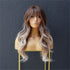 JULIETTE ombre brown synthetic wavy fringe wig | Milk & Honey Wigs