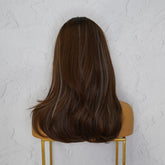 JUNE - Brown - Fringe Wig | Brown, 18 Inch, Fringe, Synthetic Hair | Milk & Honey Wigs