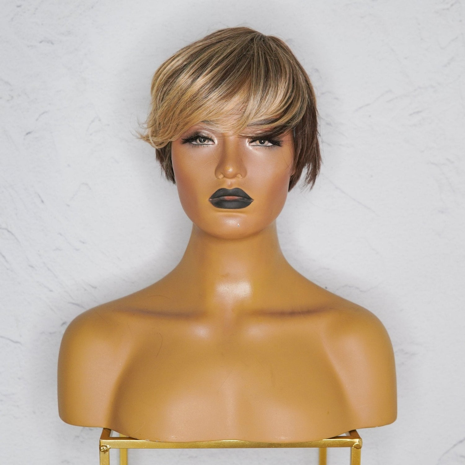 KATHY - Ombre Blonde - Fringe Wig | Brown, Synthetic Hair | Milk &amp; Honey Wigs