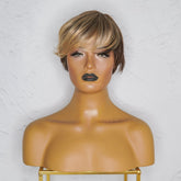 KATHY - Ombre Blonde - Fringe Wig | Brown, Synthetic Hair | Milk & Honey Wigs