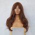 KATIA - Medium Brown - Fringe Wig | Brown, 22 Inch, Fringe, Synthetic Hair | Milk & Honey Wigs