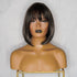 KIKI - Black Highlights - Fringe Wig | Black, 12 Inch & Shorter, Fringe, Synthetic Hair | Milk & Honey Wigs
