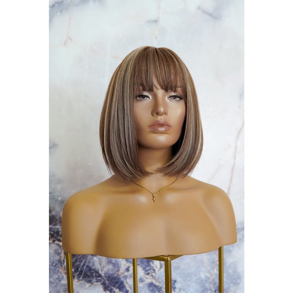 KIKI Blonde Highlights Fringe Wig - Milk &amp; Honey Wigs